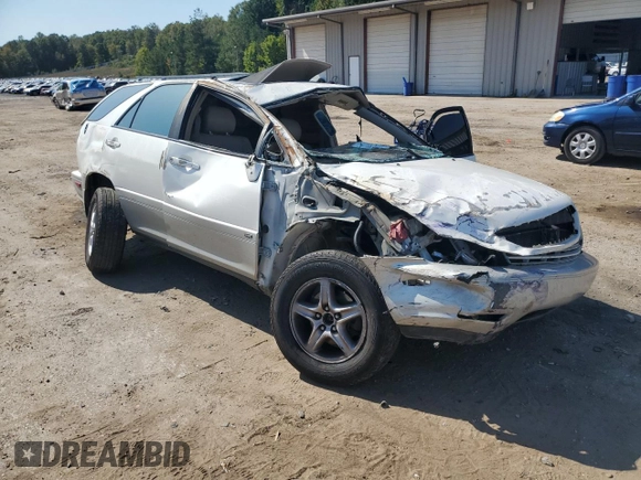 2001 Lexus RX 300 with VIN JTJGF10U910098773, listed as a Copart auction lot 75942804 with 207,210 mi miles and Salvage Title. Bid and sale history available at carsss.com. Image 4.