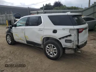 2020 Chevrolet Traverse LS with VIN 1GNEVFKW5LJ260198, listed as a Copart auction lot 65166815 with 76,553 mi miles and Clean title. Bid and sale history available at DreamBid. Image 2.