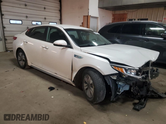 2018 Kia Optima Hybrid Premium with VIN KNAGT4LEXJ5025171, listed as a Copart auction lot 84096764 with 51,973 mi miles and Salvage Title. Bid and sale history available at carsss.com. Image 4.