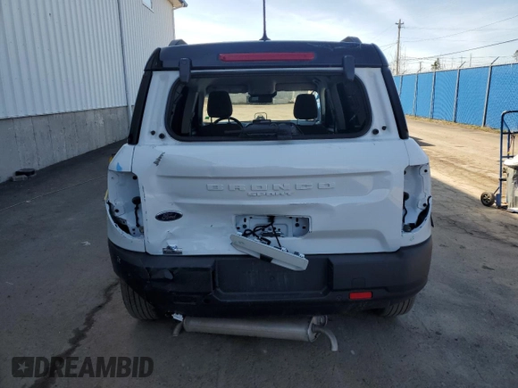 2024 Ford Bronco Sport Outer Banks with VIN 3FMCR9C62RRF31538, listed as a Copart auction lot 53771885 with 14,228 mi miles and Salvage title. Bid and sale history available at DreamBid. Image 6.