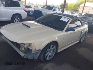 2001 Ford Mustang GT Deluxe with VIN 1FAFP45X81F103741, listed as a IAAI auction lot 41880838 with 171,092 mi miles. Bid and sale history available at carsss.com. Image 2.