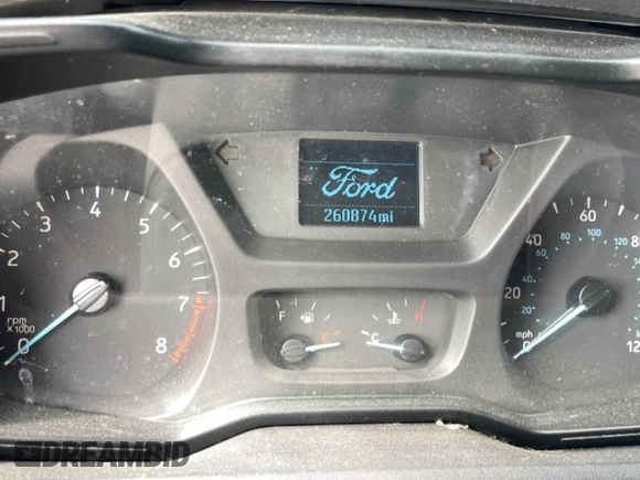 2016 Ford Transit Cargo with VIN 1FTYE1ZM8GKA12752, listed as a Copart auction lot 45479515 with 260,874 mi miles and Clean Title. Bid and sale history available at carsss.com. Image 9.
