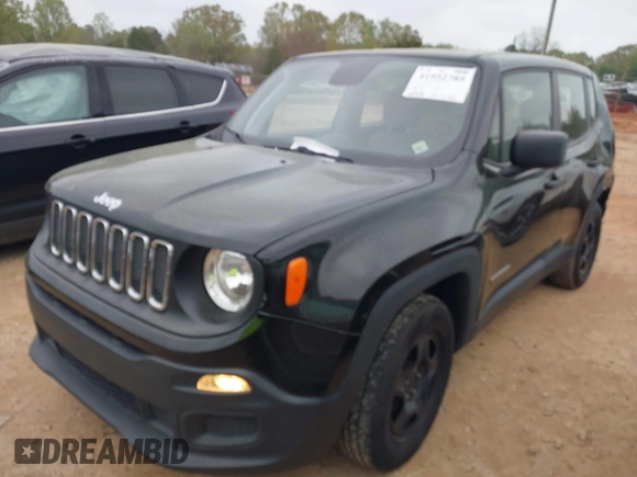 2018 Jeep Renegade Sport with VIN ZACCJAAB9JPG81478, listed as a IAAI auction lot 41952789 with 154,768 mi miles and . Bid and sale history available at DreamBid. Image 17.