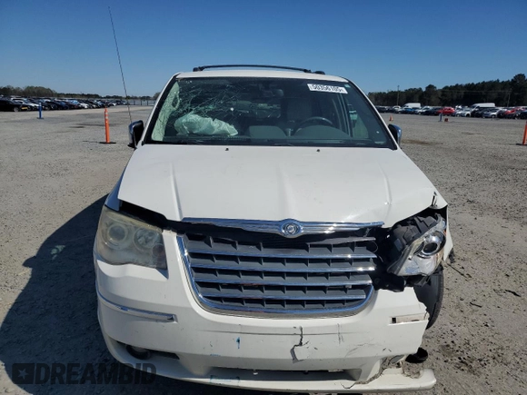 2010 Chrysler Town & Country Limited with VIN 2A4RR7DXXAR398851, listed as a Copart auction lot 50356105 with 181,565 mi miles and Salvage Title. Bid and sale history available at carsss.com. Image 5.