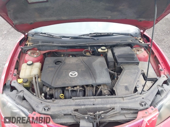 2005 Mazda 3 s with VIN JM1BK323351231181, listed as a IAAI auction lot 42181045 with 187,197 mi miles. Bid and sale history available at carsss.com. Image 10.