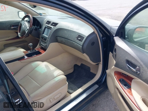 2007 Lexus GS 350 with VIN JTHCE96S370010901, listed as a IAAI auction lot 42113676 with 388,296 mi miles. Bid and sale history available at carsss.com. Image 5.
