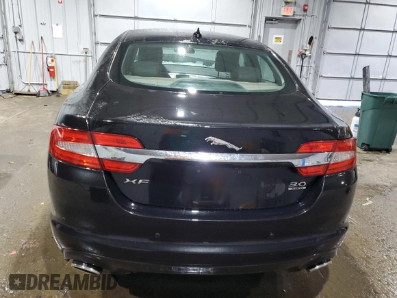 2013 Jaguar XF V6 SC with VIN SAJWJ0EFXD8S88025, listed as a Copart auction lot 45715535 with 148,077 mi miles and Salvage Title. Bid and sale history available at carsss.com. Image 6.