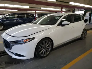 2021 Mazda 3 Preferred with VIN 3MZBPBCM2MM208721, listed as a Copart auction lot 82787294 with 96,891 mi miles and Salvage Title. Bid and sale history available at DreamBid. Image 1.