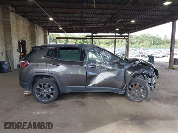 2021 Jeep Compass 80th Anniversary with VIN 3C4NJDEB5MT513841, listed as a IAAI auction lot 40493968 with 45,019 mi miles and . Bid and sale history available at DreamBid. Image 12.