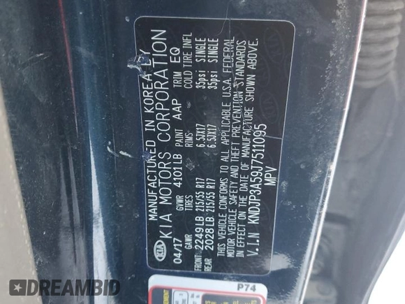2018 Kia Soul + with VIN KNDJP3A59J7511095, listed as a Copart auction lot 41427965 with Not Provided miles and Non Repairable. Bid and sale history available at DreamBid. Image 13.