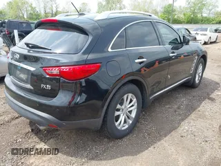 2010 Infiniti FX35 with VIN JN8AS1MW4AM851803, listed as a IAAI auction lot 42156351 with 170,700 mi miles. Bid and sale history available at carsss.com. Image 4.