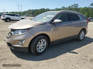 2018 Chevrolet Equinox LT with VIN 2GNAXJEVXJ6253885, listed as a Copart auction lot 52037845 with 0 mi miles and Salvage Title. Bid and sale history available at carsss.com. Image 1.