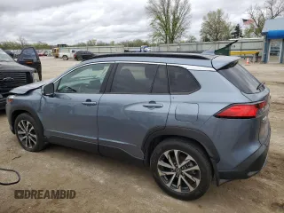 2023 Toyota Corolla Cross XLE with VIN 7MUDAABG1PV052040, listed as a Copart auction lot 51840315 with 43,228 mi miles and Salvage title. Bid and sale history available at DreamBid. Image 2.