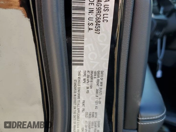 2024 Jeep Grand Cherokee Laredo X с VIN 1C4RJGAG9RC684597, выставлен на аукционе Copart как лот 86364804 с пробегом 24 690 миль миль и Чистый • Clean title. История ставок и продаж доступна на DreamBid. Изображение 13.