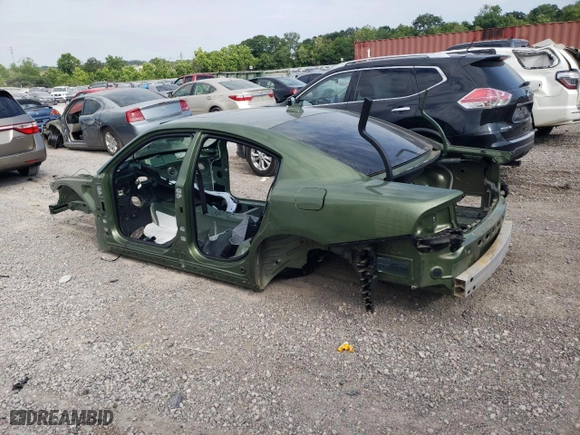 2020 Dodge Charger Scat Pack Widebody with VIN 2C3CDXGJ2LH228241, listed as a Copart auction lot 57125074 with 0 mi miles and Non Repairable. Bid and sale history available at carsss.com. Image 2.
