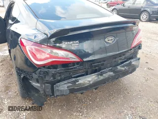 2014 Hyundai Genesis Coupe Ultimate with VIN KMHHU6KJ1EU120076, listed as a IAAI auction lot 42373762 with 100,537 mi miles and . Bid and sale history available at DreamBid. Image 6.
