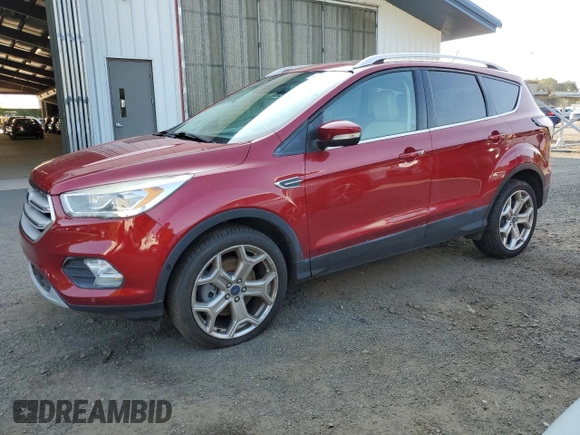 2018 Ford Escape Titanium with VIN 1FMCU9J93JUA39495, listed as a Copart auction lot 66334685 with Not provided miles and Clean title. Bid and sale history available at DreamBid. Image 1.