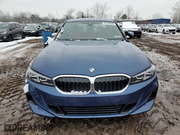 2023 BMW 3 Series 330i xDrive with VIN 3MW89FF07P8D09447, listed as a Copart auction lot 44165635 with 14,256 mi miles and Salvage Title. Bid and sale history available at carsss.com. Image 5.