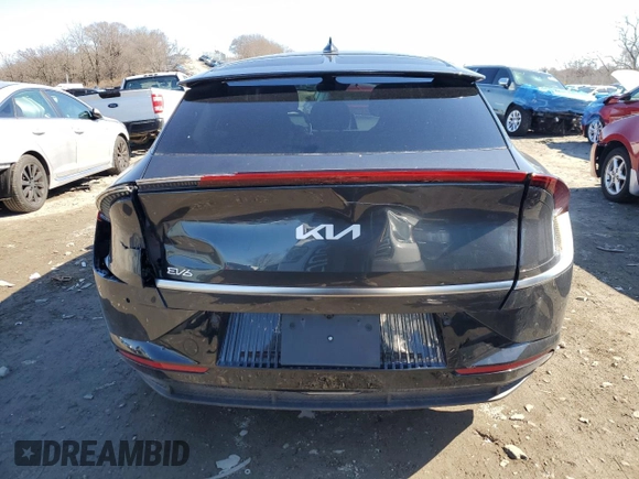 2023 Kia EV6 Wind with VIN KNDC34LA3P5128827, listed as a Copart auction lot 48306745 with 21,974 mi miles and Non Repairable. Bid and sale history available at carsss.com. Image 6.