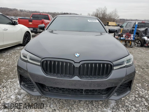 2021 BMW 5 Series 540i with VIN WBA53BJ04MCF43184, listed as a Copart auction lot 45384945 with 48,290 mi miles and Salvage Title. Bid and sale history available at DreamBid. Image 5.
