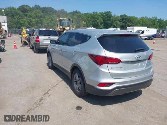 2017 Hyundai Santa Fe 2.4L with VIN 5XYZT3LB3HG433413, listed as a IAAI auction lot 42530257 with 254,497 mi miles and . Bid and sale history available at DreamBid. Image 3.
