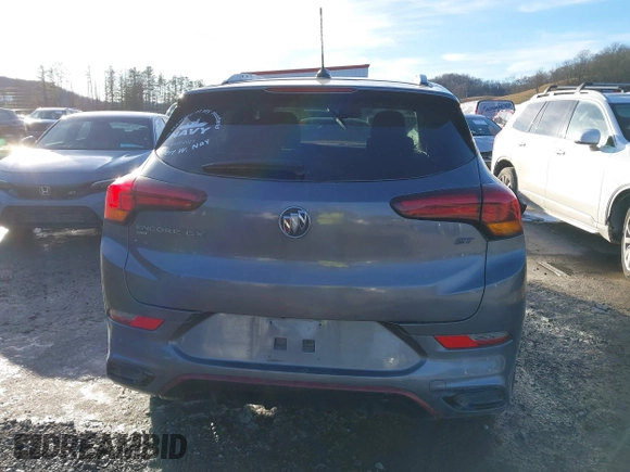 2022 Buick Encore GX Select with VIN KL4MMESL5NB009681, listed as a IAAI auction lot 41157072 with 34,403 mi miles and . Bid and sale history available at DreamBid. Image 16.
