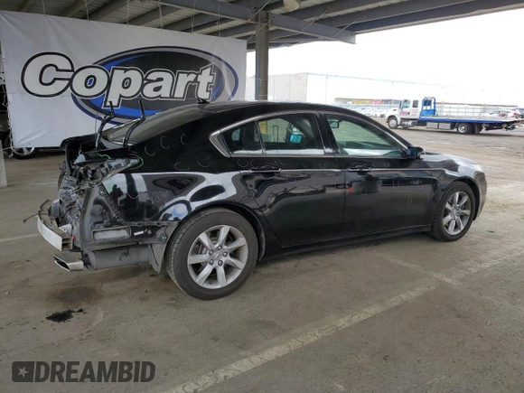 2012 Acura TL Technology z VIN 19UUA8F53CA001286, wystawiony jako Copart lot #56899305 z przebiegiem 65 308 mil mil oraz Szkoda całkowita • Salvage title. Historia ofert i sprzedaży dostępna na DreamBid. Obrazek 3.