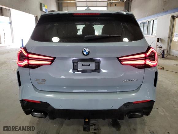 2023 BMW X3 xDrive30i with VIN 5UX53DP06P9N56358, listed as a Copart auction lot 48894985 with 59,542 mi miles and Clean Title. Bid and sale history available at carsss.com. Image 6.