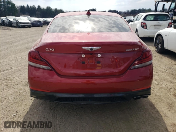 2019 Genesis G70 Advanced z VIN KMTG44LAXKU027461, wystawiony jako Copart lot #48958295 z przebiegiem 45 702 mil mil oraz Szkoda całkowita • Salvage title. Historia ofert i sprzedaży dostępna na DreamBid. Obrazek 6.