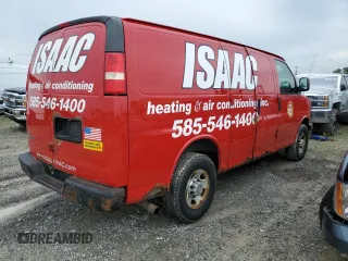 2010 Chevrolet Express Cargo with VIN 1GCZGFBA4A1136638, listed as a Copart auction lot 62981635 with 171,436 mi miles and Clean title. Bid and sale history available at DreamBid. Image 3.