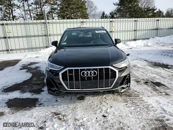 2023 Audi Q3 S line Premium Plus with VIN WA1EECF39P1075210, listed as a Copart auction lot 88783675 with 12,414 mi miles and Salvage Title. Bid and sale history available at carsss.com. Image 11.