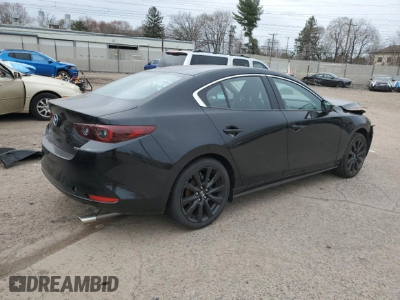 2025 Mazda 3 S Select Sport with VIN JM1BPABM5S1774753, listed as a Copart auction lot 51678285 with 1,971 mi miles and Salvage Title. Bid and sale history available at DreamBid. Image 3.