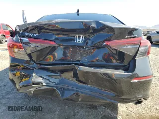 2023 Honda Civic Sport with VIN 2HGFE2F52PH526843, listed as a Copart auction lot 57826055 with 28,758 mi miles and Salvage title. Bid and sale history available at DreamBid. Image 6.