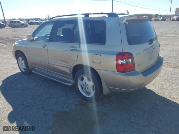 2005 Toyota Highlander with VIN JTEDP21A650067916, listed as a IAAI auction lot 41344358 with 1 mi miles. Bid and sale history available at carsss.com. Image 3.