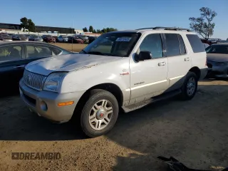 2002 Mercury Mountaineer z VIN 4M2ZU86E92ZJ36990, wystawiony jako Copart lot #88510425 z przebiegiem 163 872 mil mil oraz Szkody całkowita. Historia ofert i sprzedaży dostępna na DreamBid. Obrazek 1.