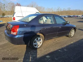 2006 Hyundai Elantra GLS with VIN KMHDN46D86U322600, listed as a Copart auction lot 50186535 with 262,328 mi miles and Clean Title. Bid and sale history available at carsss.com. Image 3.