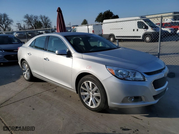 2015 Chevrolet Malibu LTZ with VIN 1G11F5SL4FF170349, listed as a Copart auction lot 42461475 with 54,468 mi miles and Salvage Title. Bid and sale history available at carsss.com. Image 4.