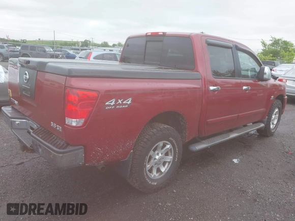 2004 Nissan Titan LE с VIN 1N6AA07BX4N529440, выставлен на аукционе IAAI как лот 42315667 с пробегом 146 955 миль миль и . История ставок и продаж доступна на DreamBid. Изображение 4.