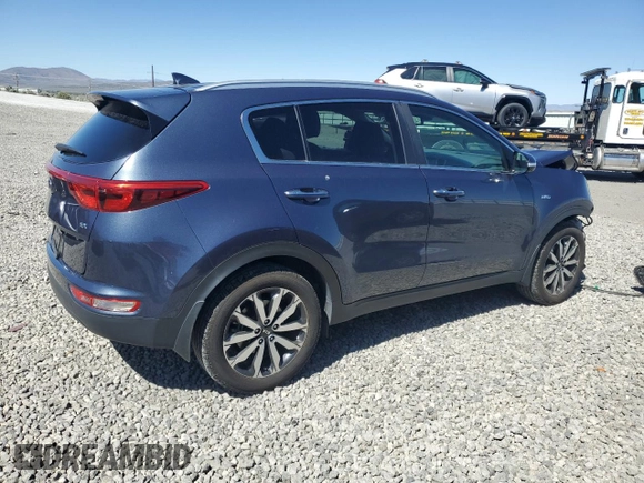 2018 Kia Sportage EX с VIN KNDPNCACXJ7353798, выставлен на аукционе Copart как лот 58032295 с пробегом 45 367 миль миль и Списание • Salvage title. История ставок и продаж доступна на DreamBid. Изображение 3.