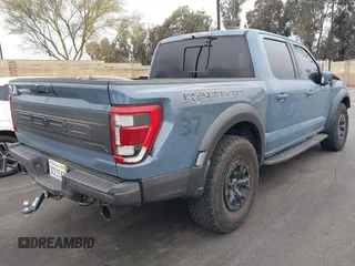 2023 Ford F-150 Raptor with VIN 1FTFW1RG4PFC89812, listed as a IAAI auction lot 41786479 with Not Provided miles and . Bid and sale history available at DreamBid. Image 4.