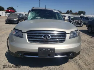 2006 Infiniti FX35 with VIN JNRAS08W76X202356, listed as a Copart auction lot 70258374 with 108,839 mi miles and Salvage Title. Bid and sale history available at carsss.com. Image 5.
