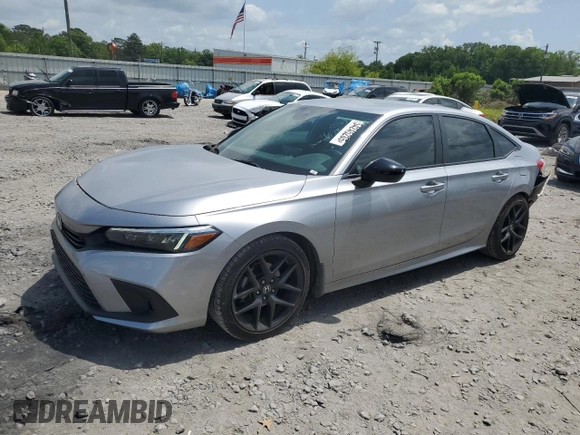 2022 Honda Civic Sport z VIN 2HGFE2F57NH540640, wystawiony jako Copart lot #54245285 z przebiegiem 29 048 mil mil oraz Szkoda całkowita • Salvage title. Historia ofert i sprzedaży dostępna na DreamBid. Obrazek 1.