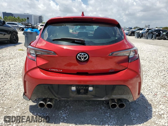 2021 Toyota Corolla Hatchback SE with VIN JTNB4MBE8M3139743, listed as a Copart auction lot 51180165 with 29,541 mi miles and Non Repairable. Bid and sale history available at carsss.com. Image 6.