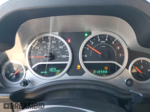 2009 Jeep Wrangler Rubicon with VIN 1J4GA64129L722366, listed as a Copart auction lot 87184064 with 210,988 mi miles and Clean Title. Bid and sale history available at DreamBid. Image 9.