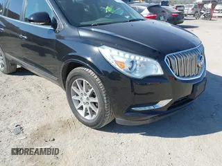 2017 Buick Enclave Convenience with VIN 5GAKRAKD1HJ323646, listed as a IAAI auction lot 40624660 with 113,235 mi miles and . Bid and sale history available at carsss.com. Image 1.
