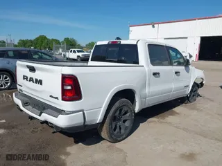 2025 Ram 1500 Big Horn with VIN 1C6SRFFP7SN564294, listed as a IAAI auction lot 41875982 with 2,495 mi miles. Bid and sale history available at carsss.com. Image 4.