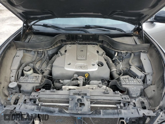2015 Infiniti QX70 with VIN JN8CS1MU3FM380970, listed as a Copart auction lot 54387985 with 126,955 mi miles and Salvage Title. Bid and sale history available at DreamBid. Image 11.