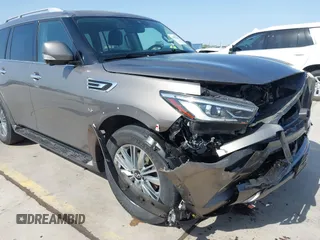 2019 Infiniti QX80 Luxe z VIN JN8AZ2NF3K9682281, wystawiony jako IAAI lot #41802102 z przebiegiem 103 789 mil mil oraz . Historia ofert i sprzedaży dostępna na DreamBid. Obrazek 6.