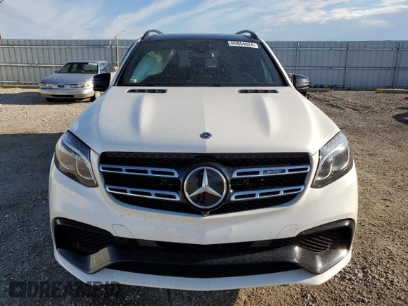 2018 Mercedes-Benz GLS 63 AMG with VIN 4JGDF7FE8JB101218, listed as a Copart auction lot 69864824 with 76,109 mi miles and Salvage title. Bid and sale history available at DreamBid. Image 5.