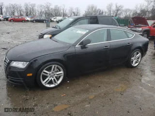 2014 Audi A7 3.0 Premium Plus with VIN WAUWGAFC0EN095857, listed as a Copart auction lot 47773675 with 118,102 mi miles and Salvage Title. Bid and sale history available at carsss.com. Image 1.